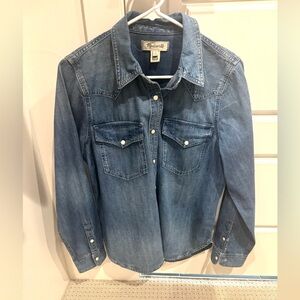 Madewell denim shirt.  Brand new without tags